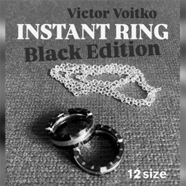 Instant Ring (silver/black, 22mm) by Viktor Voitko