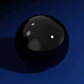 Magnetic Ball (Black) by Iarvel Magic