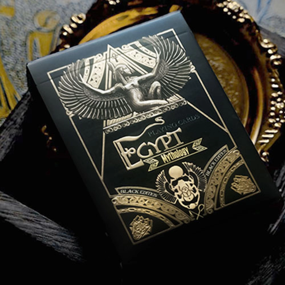 Spielkarten Egypt Mythology Black Edition (Pharaoh, Dark Gray) Playing Cards
