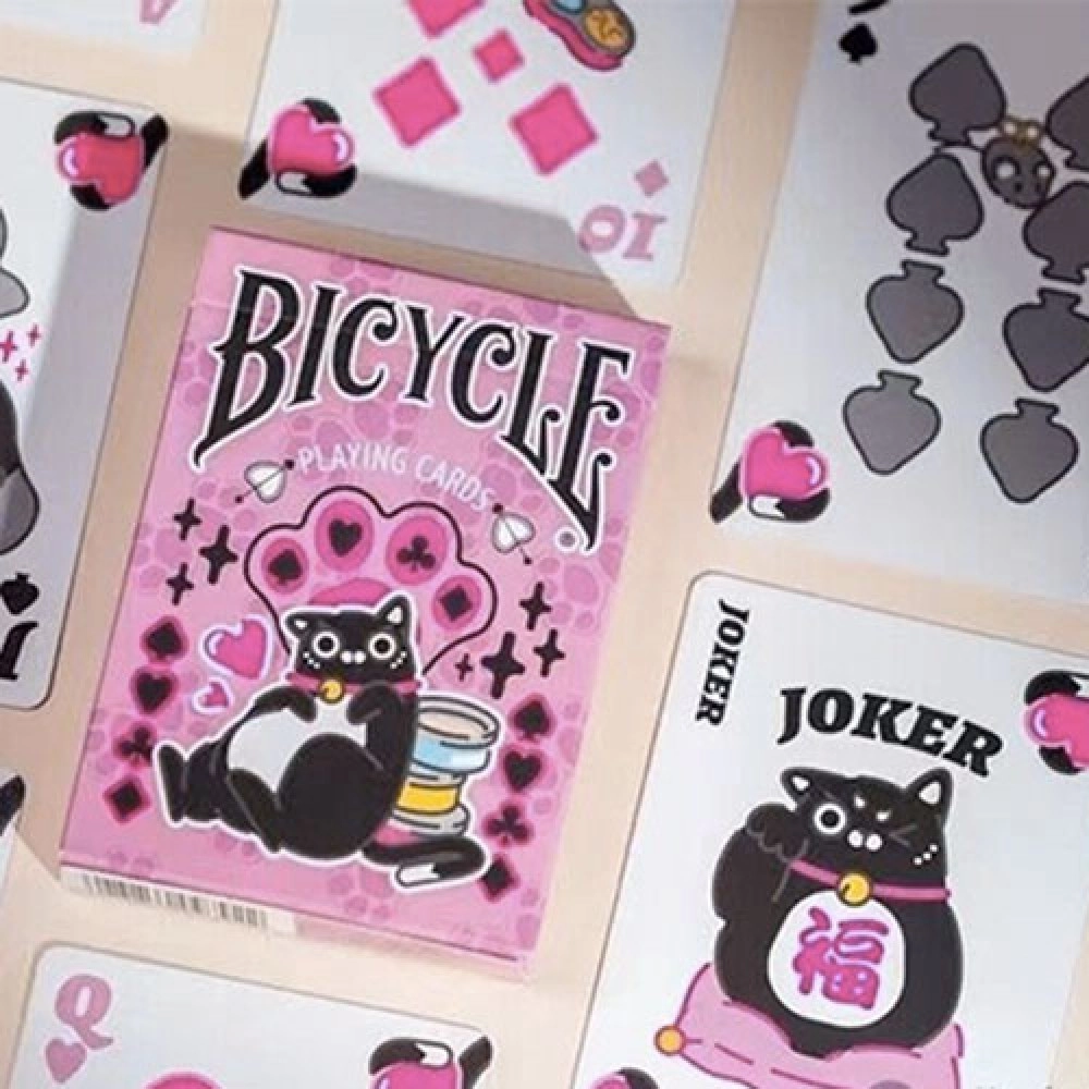 Spielkarten Bicycle Cat (Pink) Playing Cards by US Playing Card Co.
