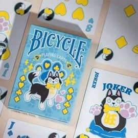 Spielkarten Bicycle Dog (Blue) Playing Cards by US Playing Card Co.