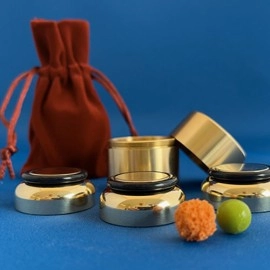 Three Shell Game (Brass) by Leo Smetsers