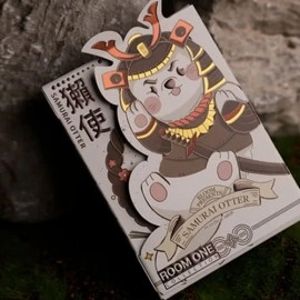 Spielkarten Samurai Otter Playing Cards - Bushido Edition (Scarlet) Playing Cards