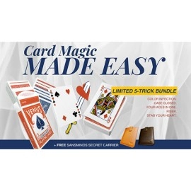 Card Magic Made Easy: Limited 5 - Trick Bundle (Brown) by SansMinds