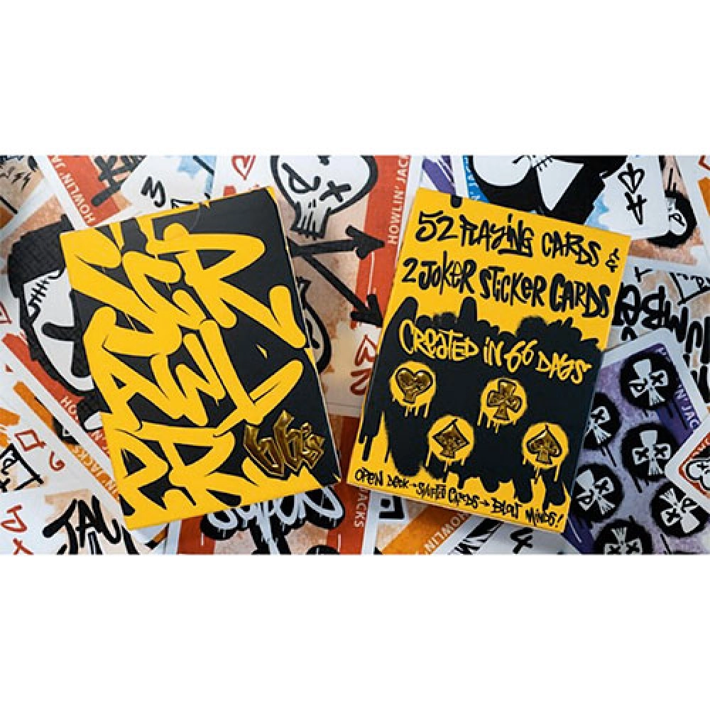 Spielkarten Scrawler 66's Playing Cards by Howlin' Jacks