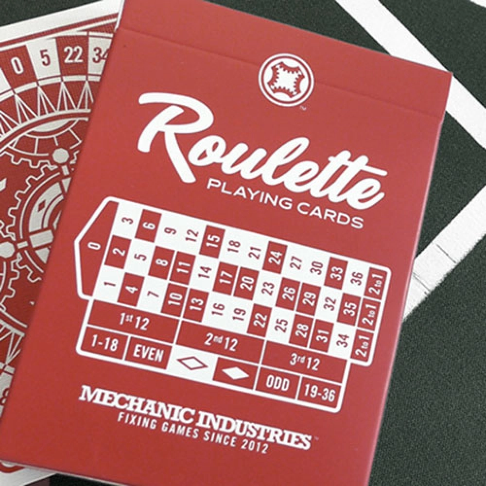 Spielkarten Roulette (Red) Playing Cards by Mechanic Industries