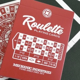 Spielkarten Roulette (Red) Playing Cards by Mechanic Industries