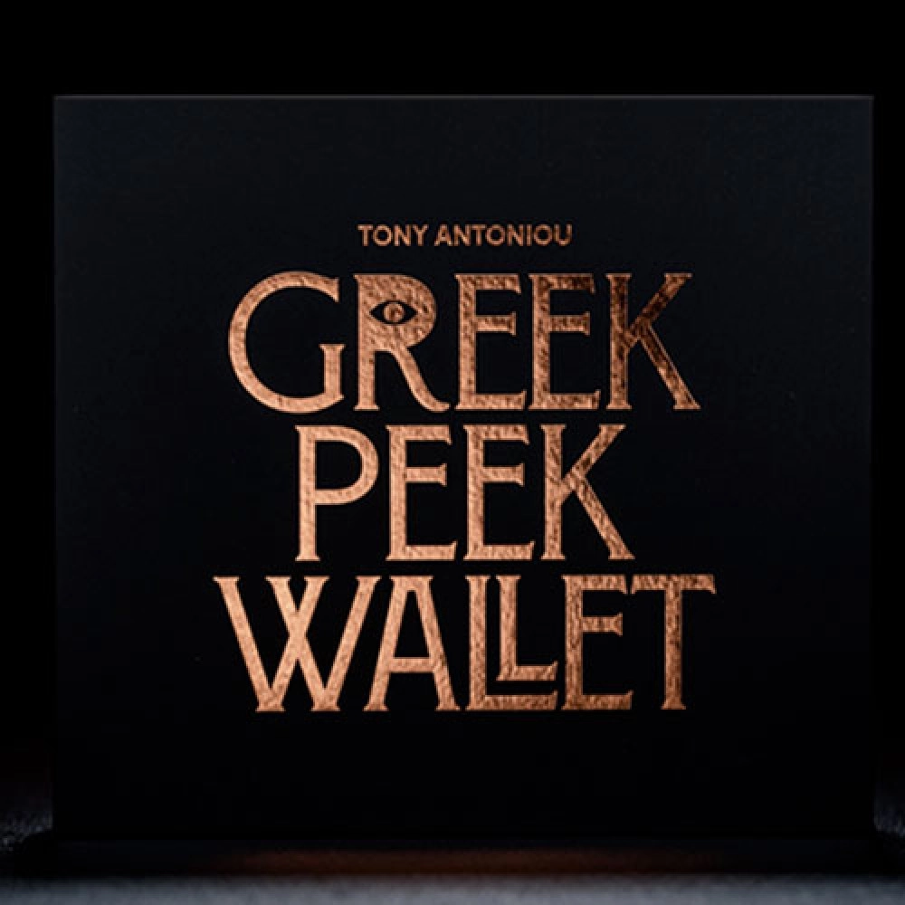 Greek Peek Wallet by Tony Antoniou