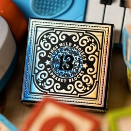 Spielkarten Black Alphabet Blocks Playing Cards by Kings Wild Project