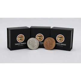 Super Scotch and Soda (US Half Dollar and English Penny) by Tango Magic