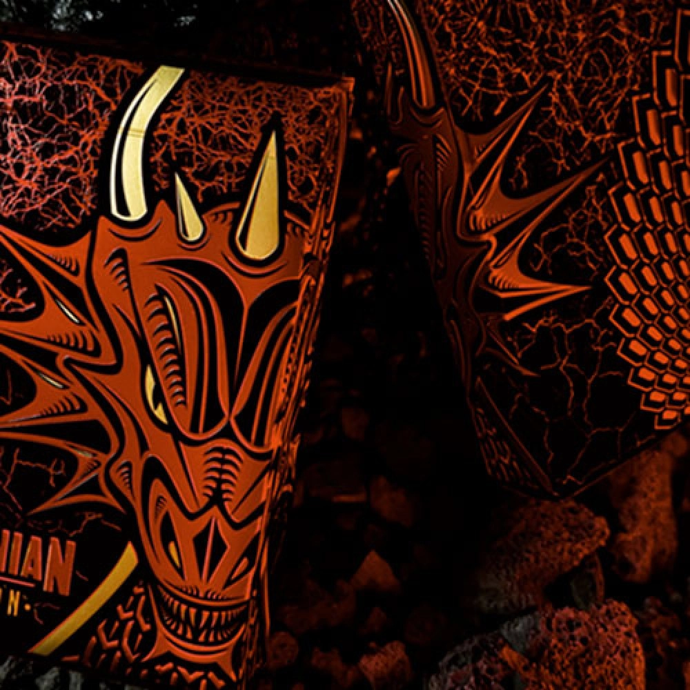 Spielkarten Draconian Crimson Playing Cards by Midnight Cards