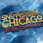 Bigblindmedia Presents Snowstorm In Chicago (Blue) by Tom Dobrowolski