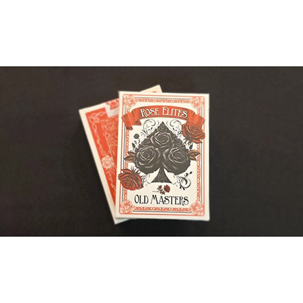 Spielkarten Rose Elites - Old Masters (Red) Marked Deck Playing Cards