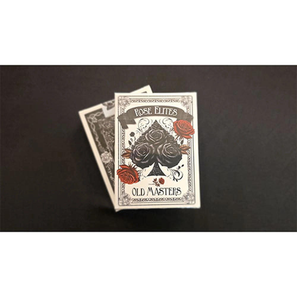 Rose Elites - Old Masters (Black) Marked Deck Playing Cards