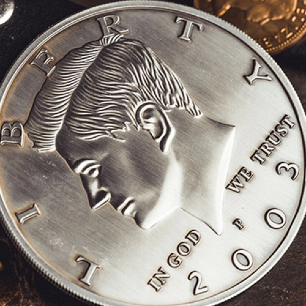 Bacon Jumbo Coin (Half Dollar) by Bacon Magic