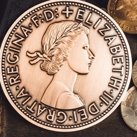 Bacon Jumbo Coin (English Penny) by Bacon Magic