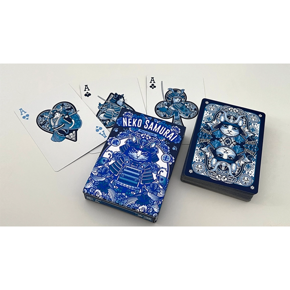 Spielkarten Neko Samurai (Blue) Playing Cards