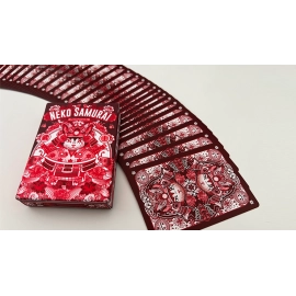 Spielkarten Neko Samurai (Red) Playing Cards