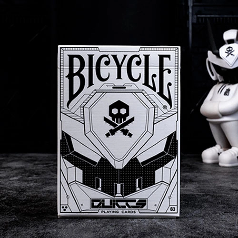 Spielkarten Bicycle Quiccs Ghost White Playing Cards