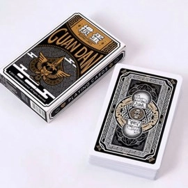 Spielkarten GUAN DAM - Warriors of the Three Kingdoms (Black) Playing Cards by YOKAGAME