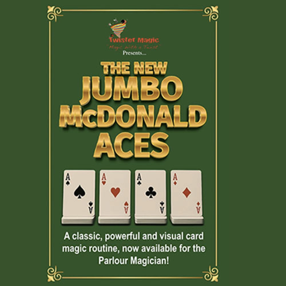 Jumbo McDonald Aces by Twister Magic (Red)