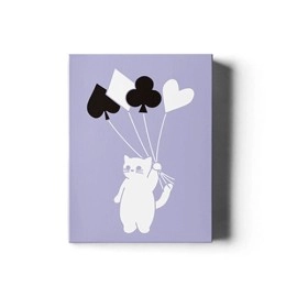 Spielkarten Diary of Kitten and Puppy - Kitten Purple Edition Playing Cards