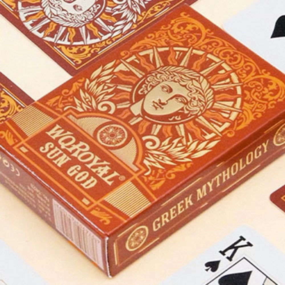 Spielkarten Sun God Greek Mythology Themed Red Edition Playing Cards