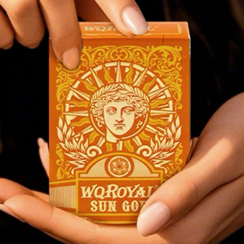 Spielkarten Sun God Greek Mythology Themed Orange Edition Playing Cards
