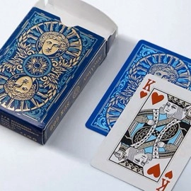 Spielkarten Sun God Greek Mythology Themed Blue Edition Playing Cards