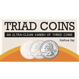 Triad Coins (Quarter) by Joshua Jay and Vanishing Inc.