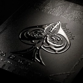 Spielkarten Aqua Black Invisible Playing Cards by MPC
