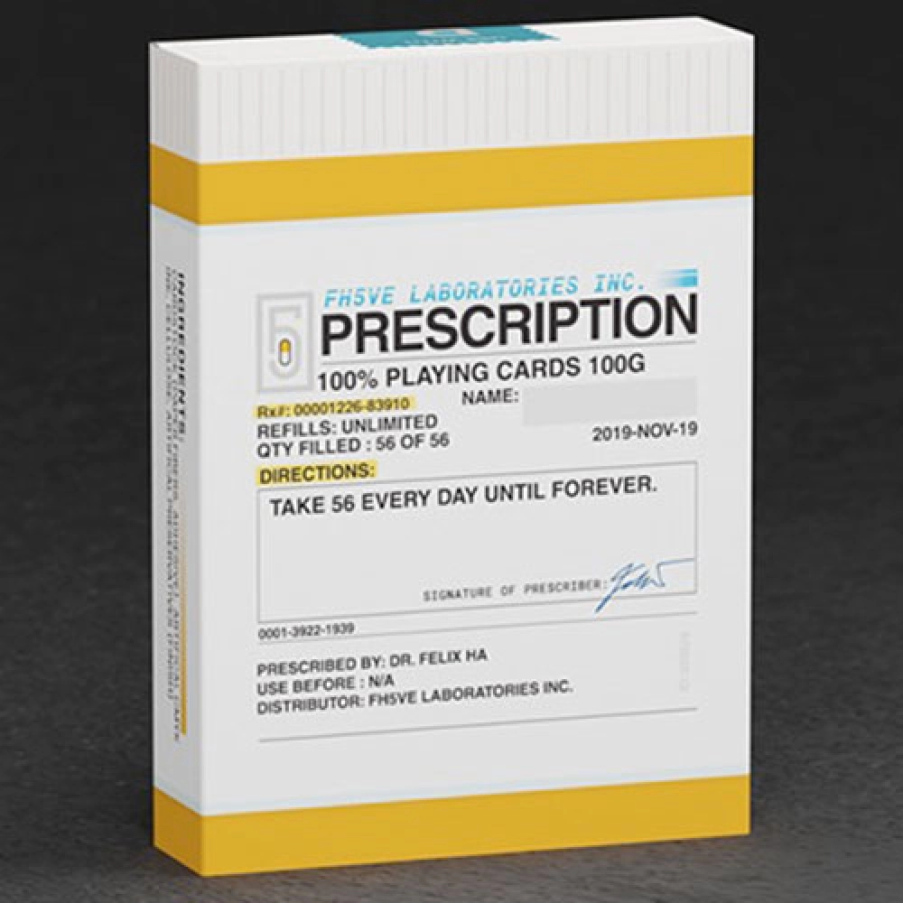 Spielkarten PRESCRIPTION Playing Cards