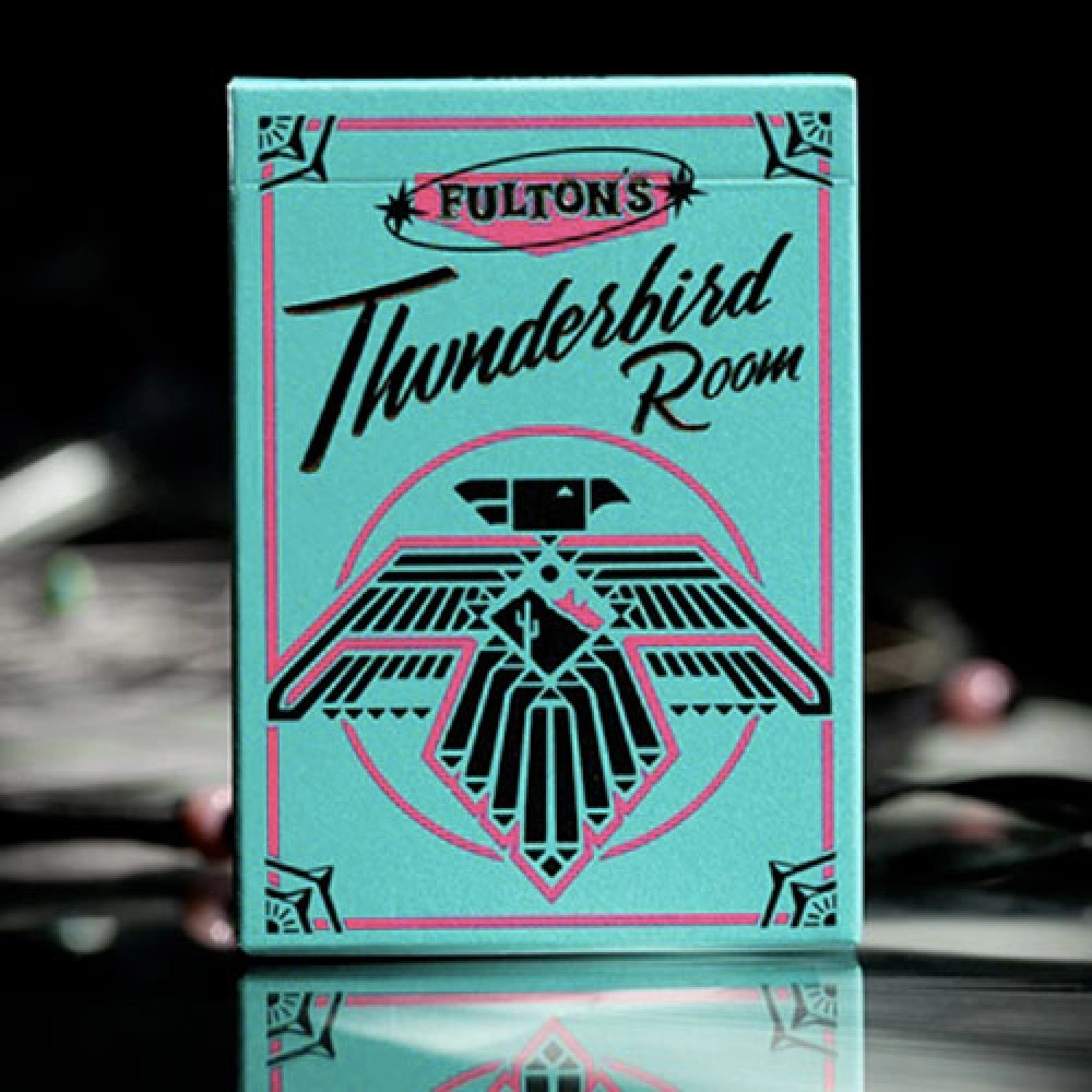 FULTON'S THUNDERBIRD ROOM TURQUOISE EDITION PLAYING CARDS