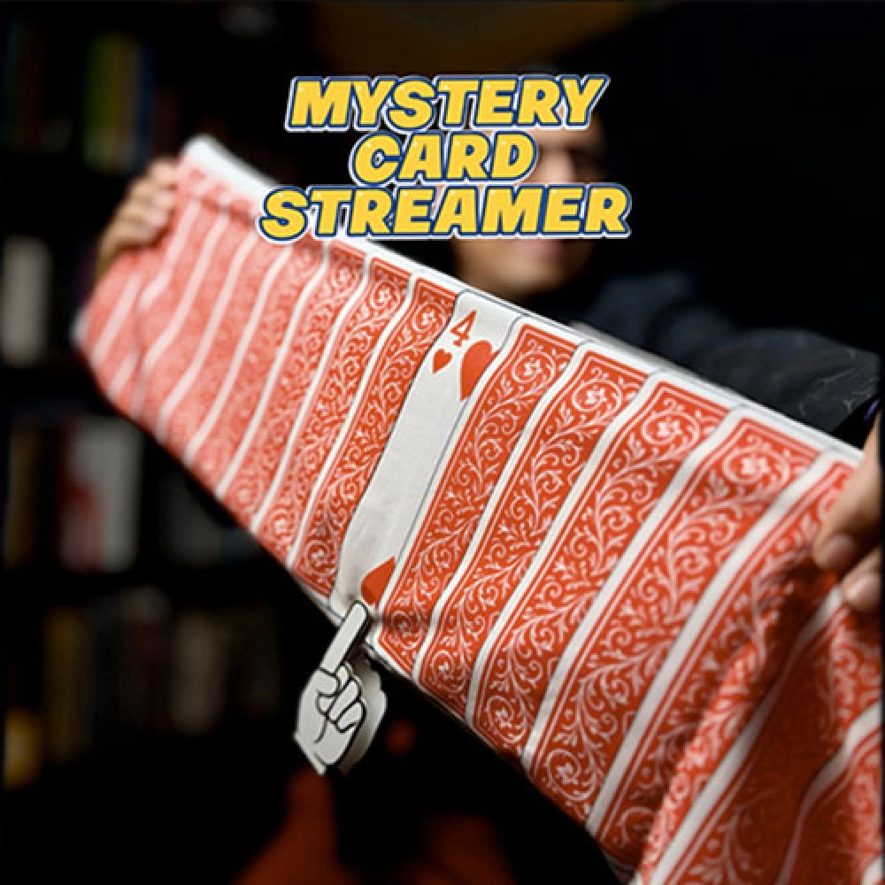 Mystery Card Streamer (Red 4 of Hearts) by PlayTime Magic DEFMA