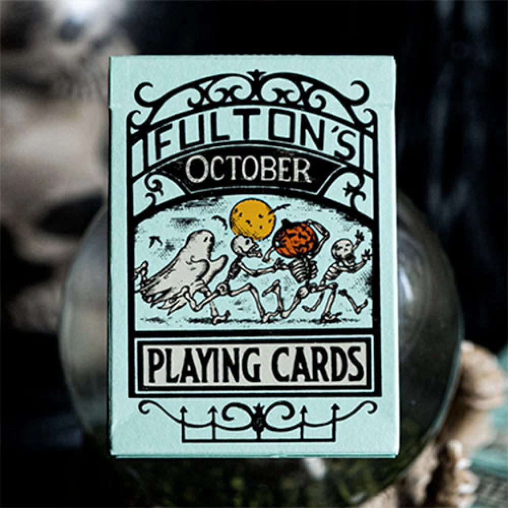 Spielkarten FULTON'S OCTOBER UV GLOW GREEN EDITION