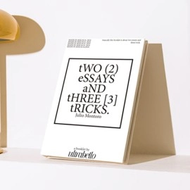 tWO (2) eSSAYS aND tHREE [3] tRICKS. by Julio Montoro (English)