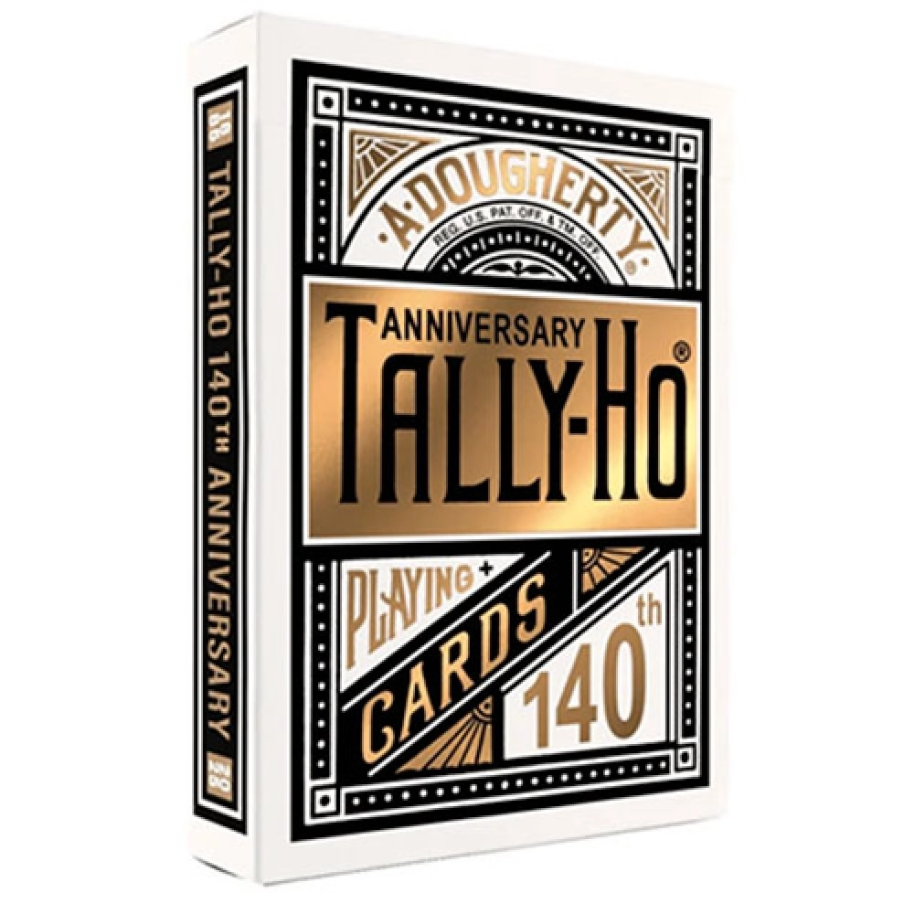 Spielkarten Tally Ho 140th Anniversary (Metaluxe) Playing Cards by US Playing Card