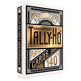 Spielkarten Tally Ho 140th Anniversary (Metaluxe) Playing Cards by US Playing Card