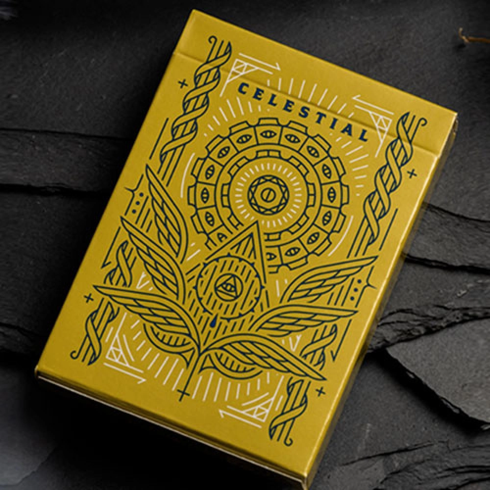 Spielkarten Celestial Valor Playing Cards by Giovanni Meroni (greenish yellow)