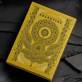 Spielkarten Celestial Valor Playing Cards by Giovanni Meroni (greenish yellow)