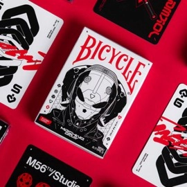 Spielkarten Bicycle Machine56 R-TYPE/3 White Playing Cards by RunIt Decks