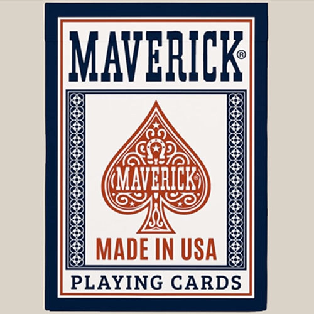 Spielkarten Maverick Made in the USA (Blue) Playing Cards