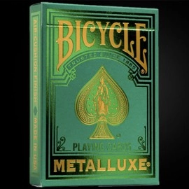 Spielkarten Bicycle Metalluxe Green Playing Cards by US Playing Card Co.