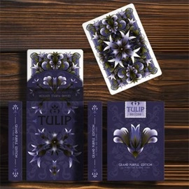 Spielkarten Grand Tulip Purple Playing Cards by Dutch Card House Company