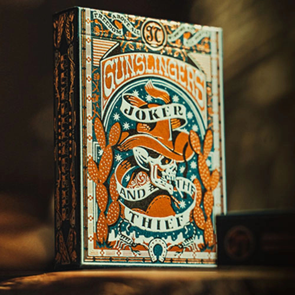 Spielkarten Gunslingers Poker (Blue) Playing Cards