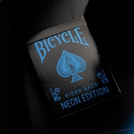 Spielkarten Bicycle Cool Blue Neon Rider Back Playing Cards