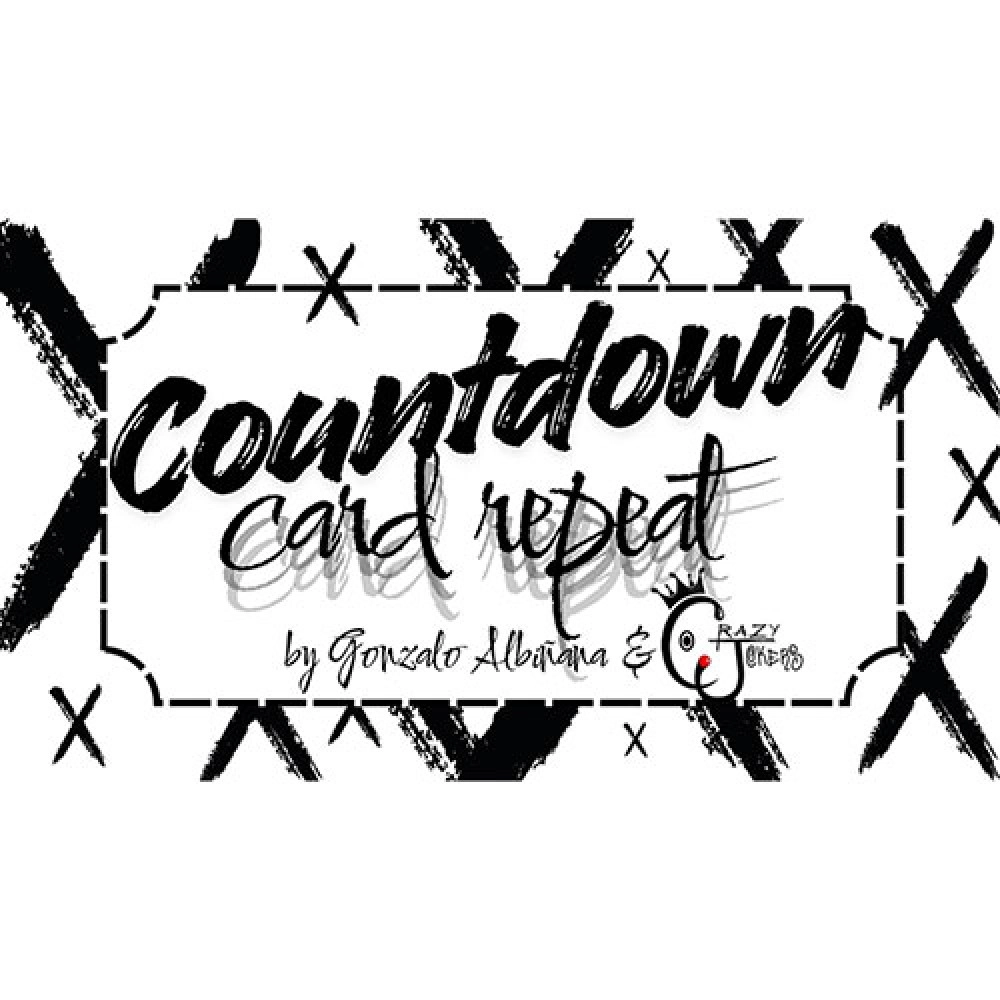 Countdown Repeat by Gonzalo Albiñana & CrazyJokers (Poker Size)