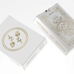 Spielkarten Black Roses White Gold Foil Playing Cards