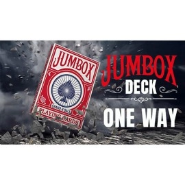 Spielkarten Jumbox One Way Deck (Red) by Magic Dream