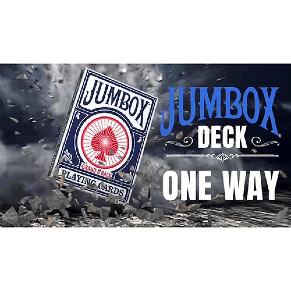 Spielkarten Jumbox One Way Deck (Blue) by Magic Dream